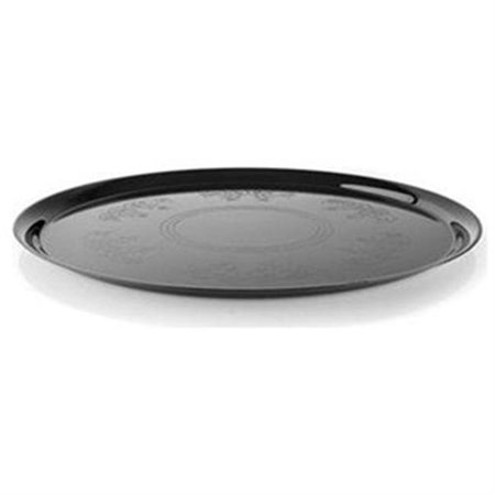 FINELINE SETTINGS Fineline Settings 7801-CL Clear Supreme 18" Round Tray 7801-CL